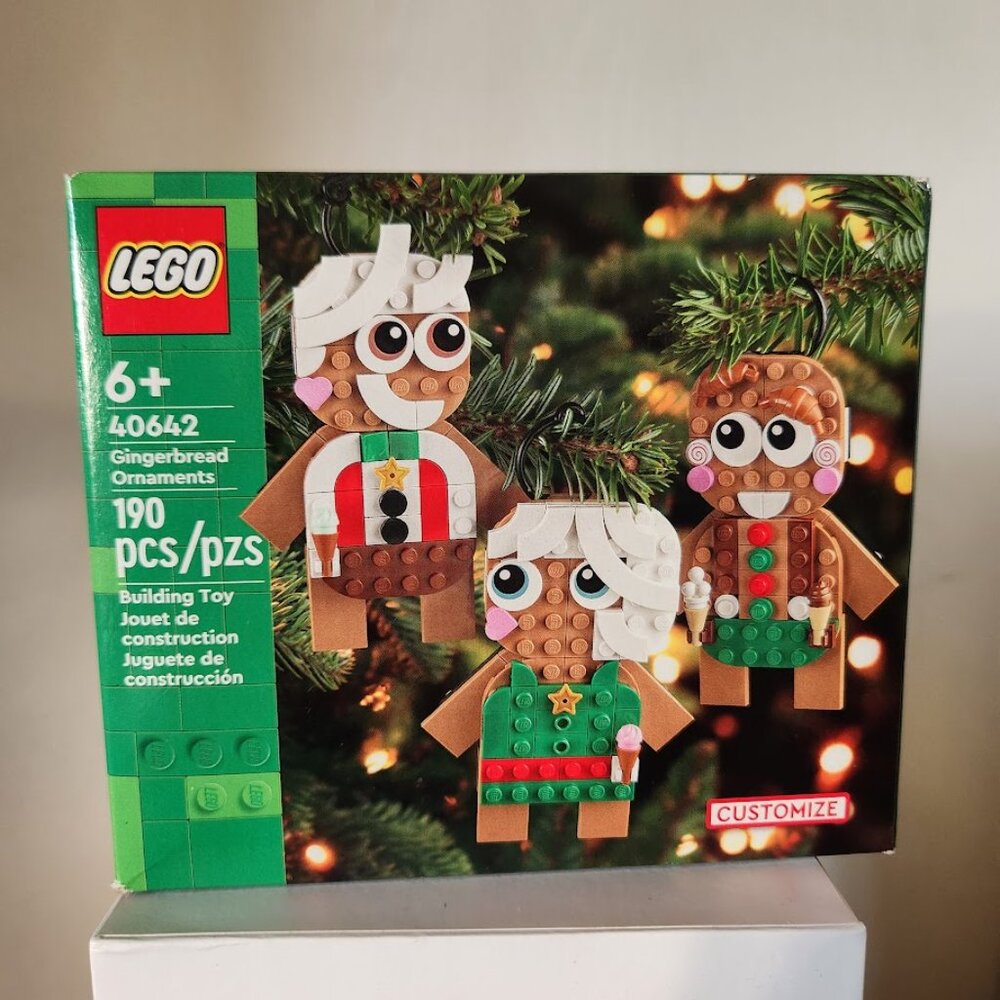 NEW Lego Gingerbread Ornaments Christmas Tree Decor Building Set 40642 Includes